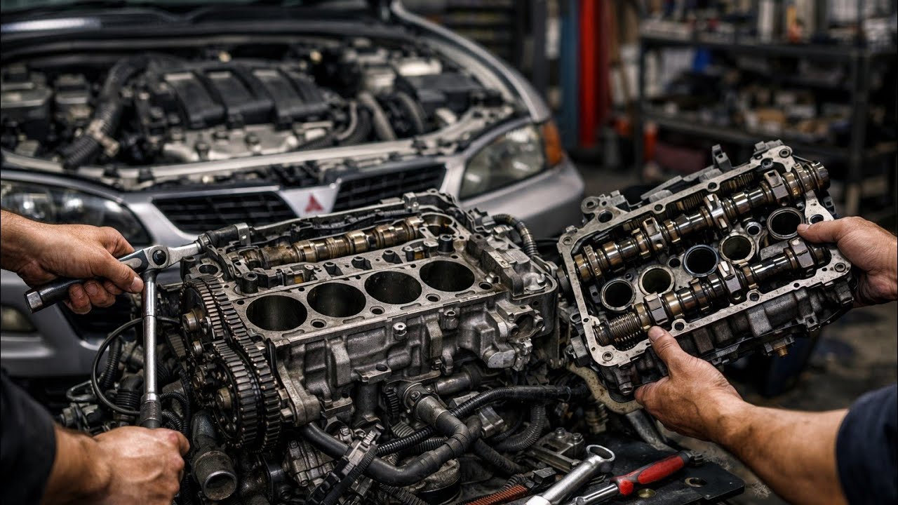 •[Live] Merakit Mesin Galant V6 Matic #restoration #otomotif 