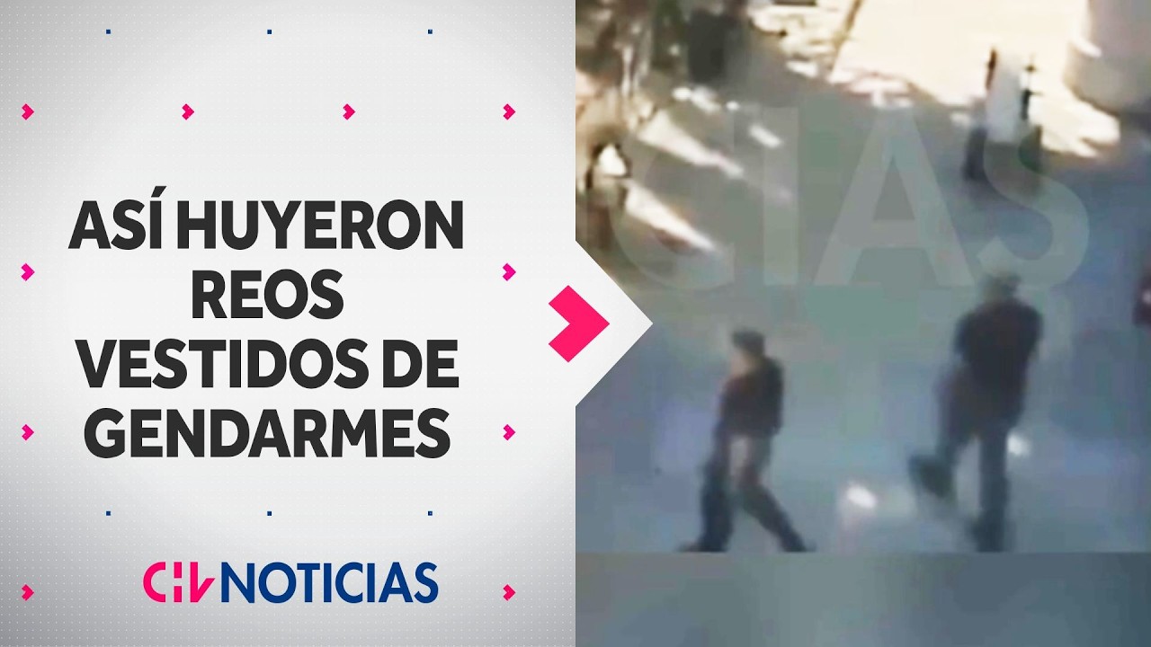 VIDEO. El momento exacto en que reos disfrazados de gendarmes salen de la ex Penitenciar&iacute;a