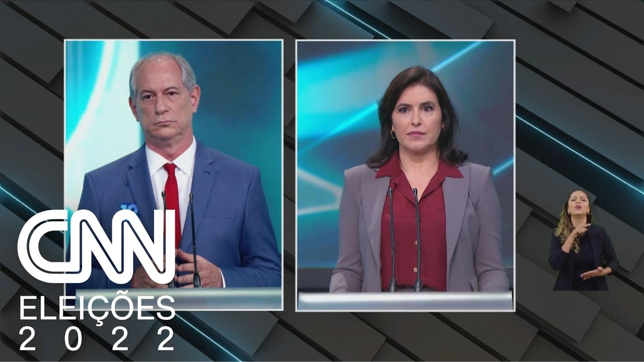 Ciro Gomes (PDT) responde pergunta sobre segundo turno; Simone Tebet (MDB) comenta | CNN BRASIL