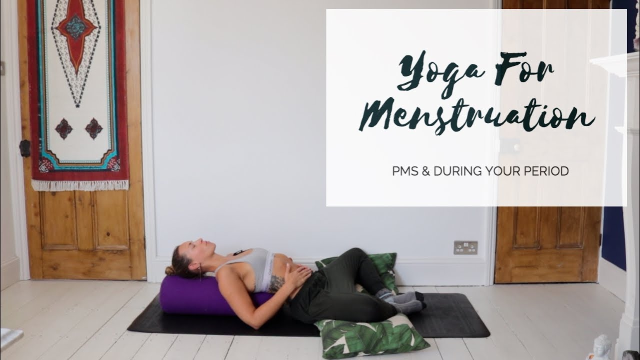 YOGA FOR PMS & CRAMPS | 30-Minute Menstruation Yoga | CAT MEFFAN