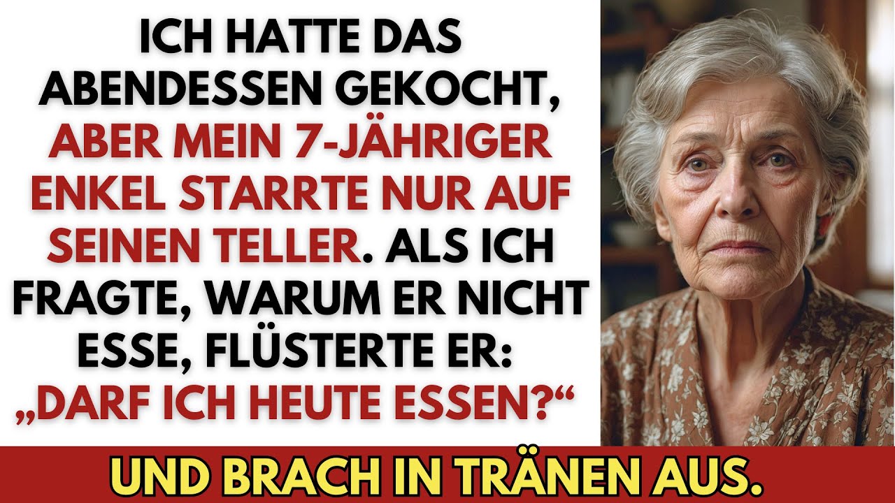 Mein 7-jähriger Enkel fragte, ob er essen darf – da wusste ich, etwas stimmt ganz und gar nicht.