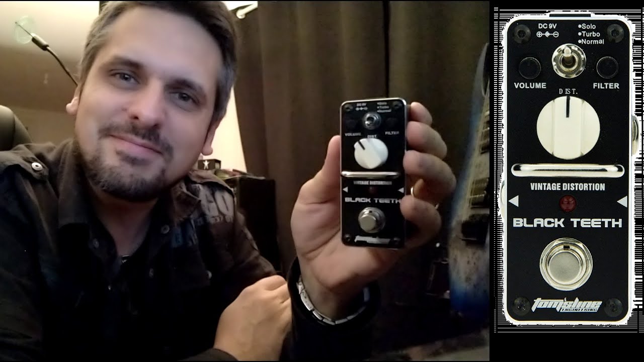 Test pédale Black Teeth TOM'SLINE ENGINEERING ( Copie Proco Rat)