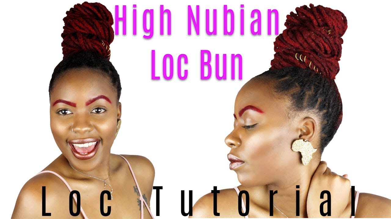 DIY High Loc Bun | Loc Tutorial