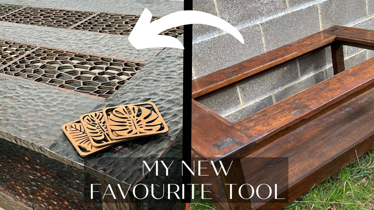 Old Coffee Table gets a Beautiful Modern Makeover using Laser | XTOOL D1 PRO 20W