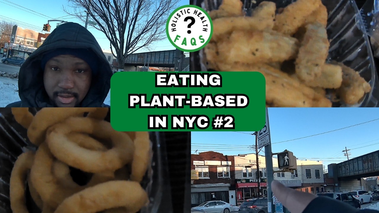 Onion Rings And Fried Zucchini Sticks | Eating Plant Based In New York City | EP 2