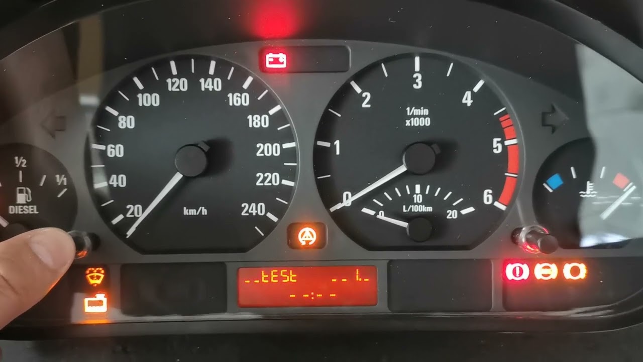 BMW e46 - Reparação de painel de instrumentos