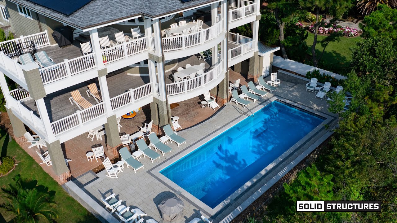 40ft Celebration from Imagine Pools - Virginia Beach Backyard Pool Build