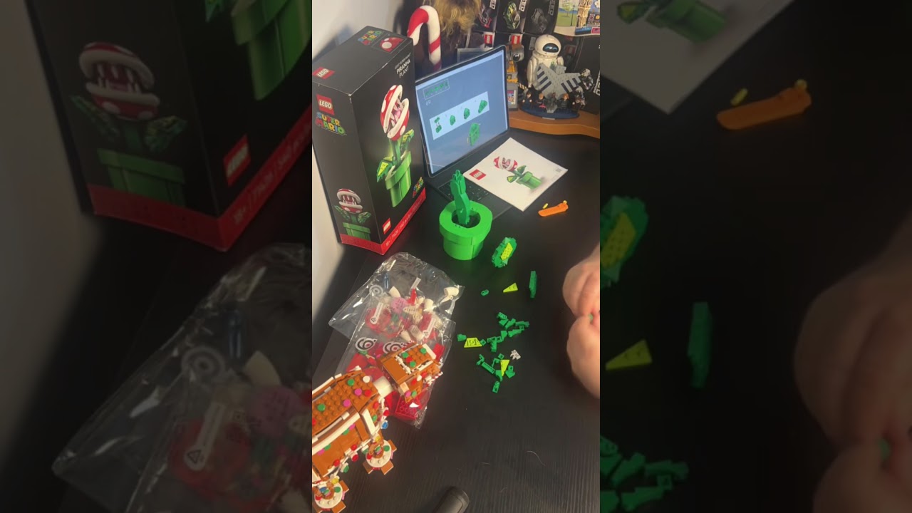 It BITES! 😱 LEGO Super Mario Piranha Plant Speed Build 🌿 