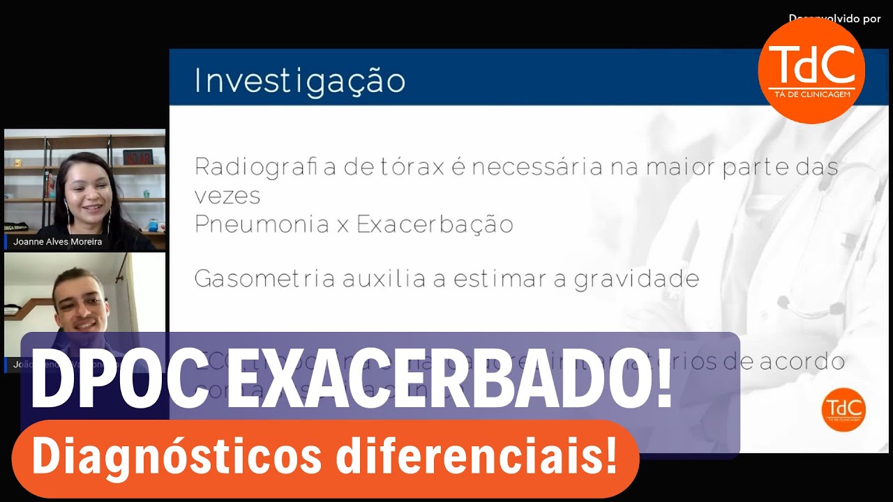 Diagn&oacute;sticos diferenciais de DPOC exacerbado na emerg&ecirc;ncia!