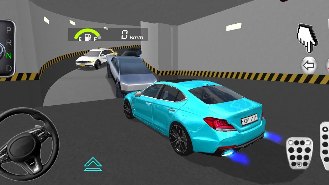 Underground Parking Traffic Jam 🚧😱 Crazy Accident Escape | 3D Driving Class Gameplay 