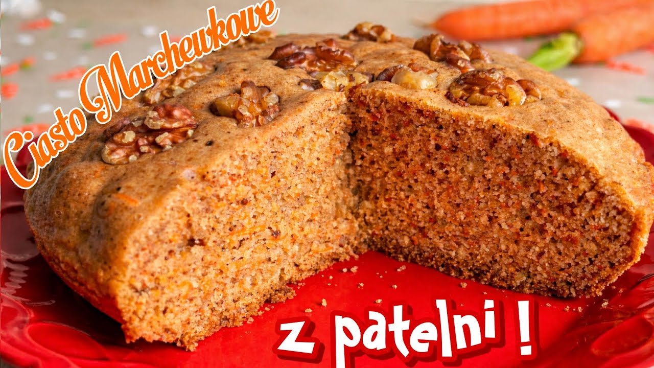 🥕 Najlepsze ciasto marchewkowe z patelni w 15 minut!🔥 Bez piekarnika  Szybki przepis krok po kroku❤️