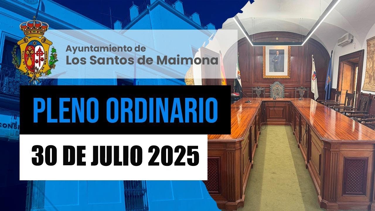 PLENO ORDINARIO 30.07.25