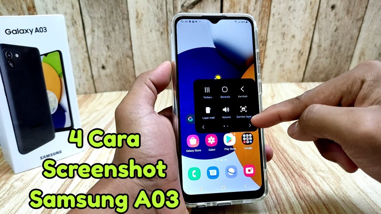 Cara Screenshot HP Samsung A03