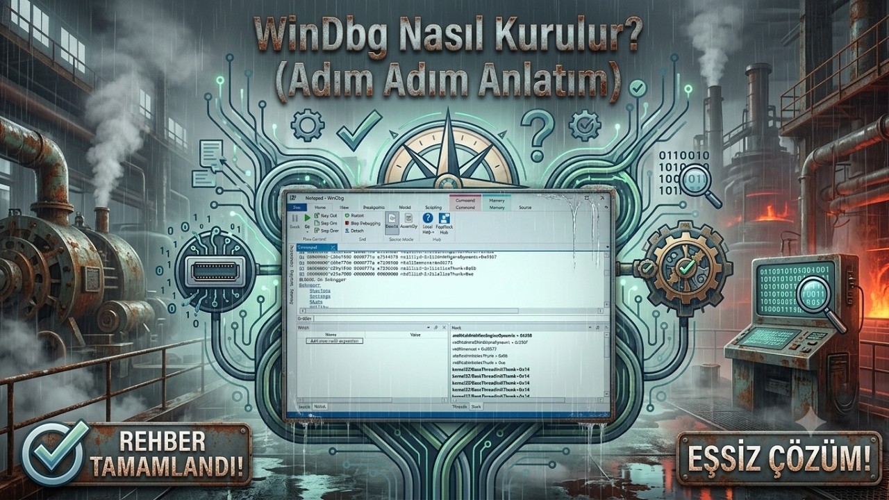 WinDbg Nasıl Kurulur? (Adım Adım Anlatım)