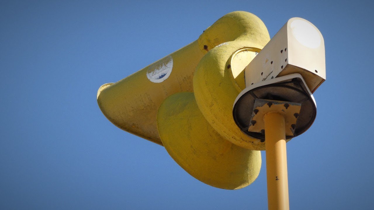 ACA Allertor 125 Tornado Siren Test - Full Alert - Elmwood Park, IL