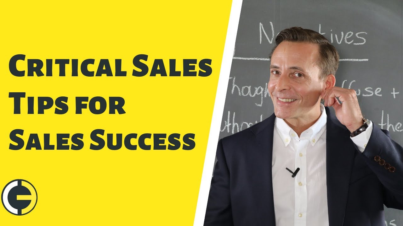 Critical Sales Tips for Sales Success