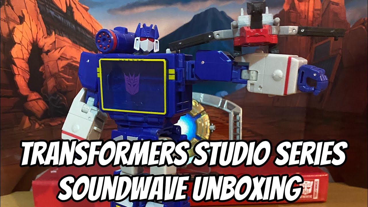 Transformers Studio Series Soundwave Unboxing 