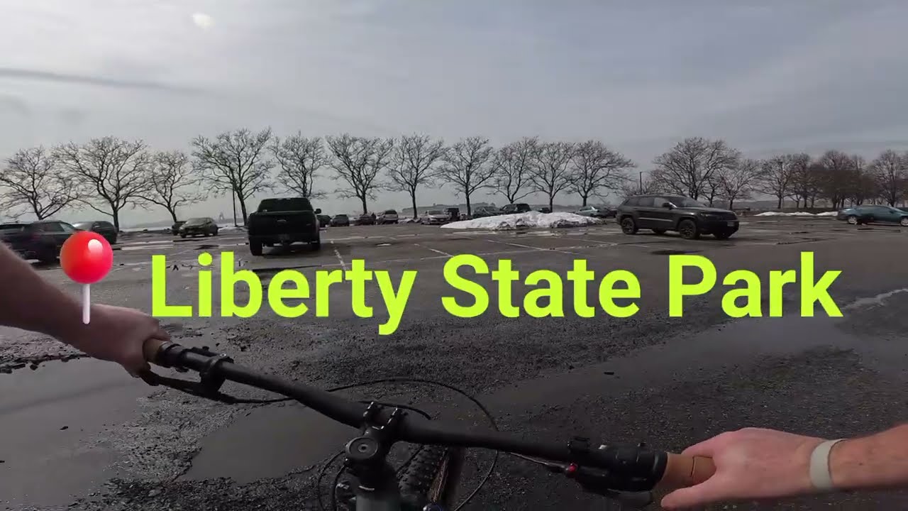 Biking Liberty State Park