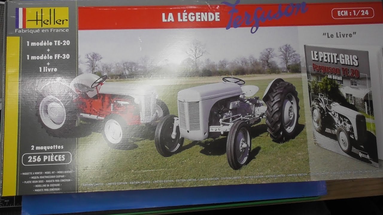 Sprue Review Heller 1/24 Ferguson Tractor Combo