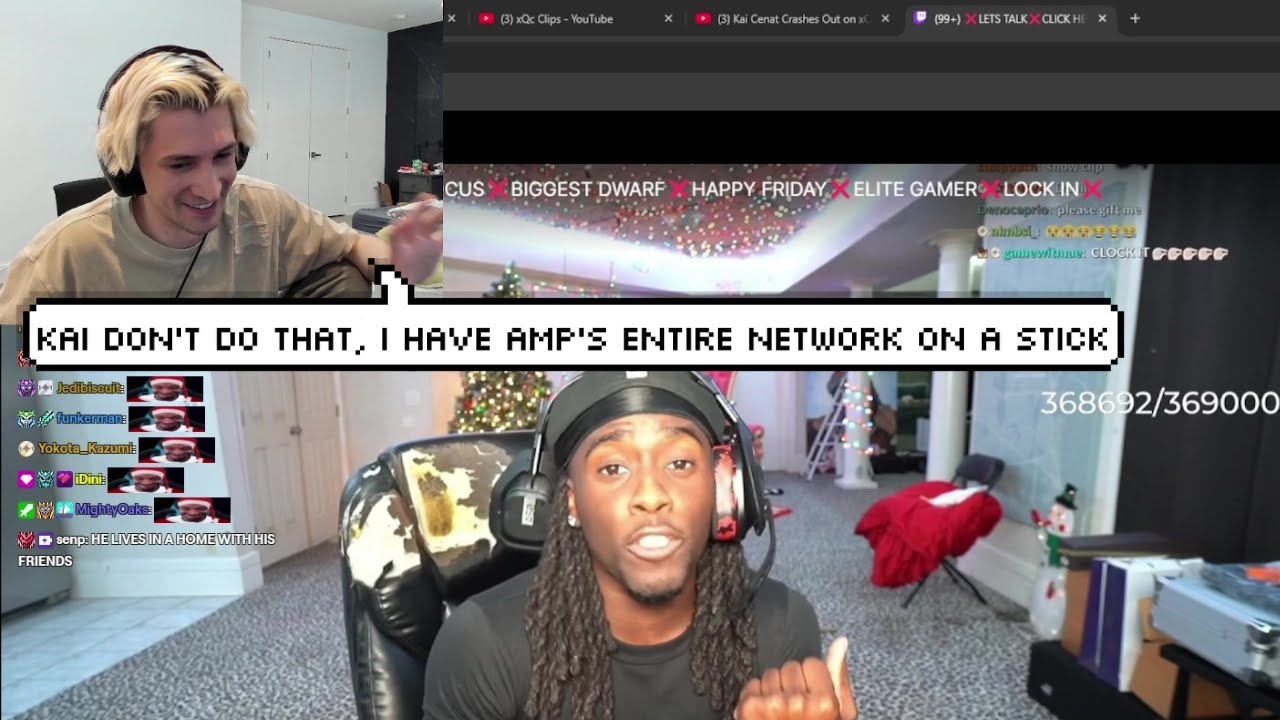 xQc хвалит Кая Джената и говорит, что у него &laquo;весь чистый капитал AMP на USB-накопителе&raquo;