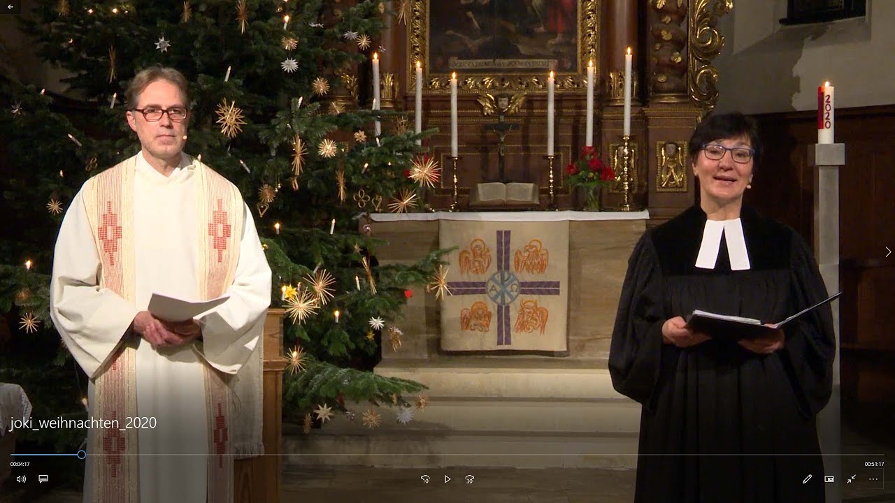 Ökumenischer Weihnachts-Gottesdienst aus der Johanniskirche Lauf 2020