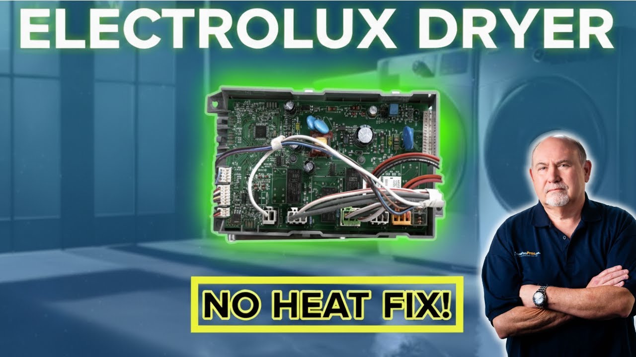 Electrolux Dryer Control Board Replacement MADE EASY