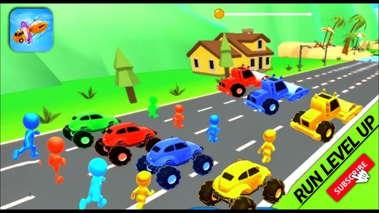 Shape-shifting 🏃‍♂️🚗🚲🚁 Funny Race Gameplay new hyper casual games 