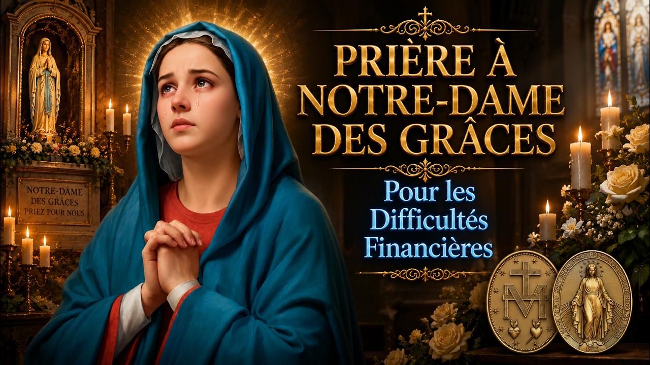 💖PRIÈRE PUISSANTE À NOTRE-DAME DES GRÂCES POUR RECEVOIR DE L'ARGENT RAPIDE ET BÉNI🙏
