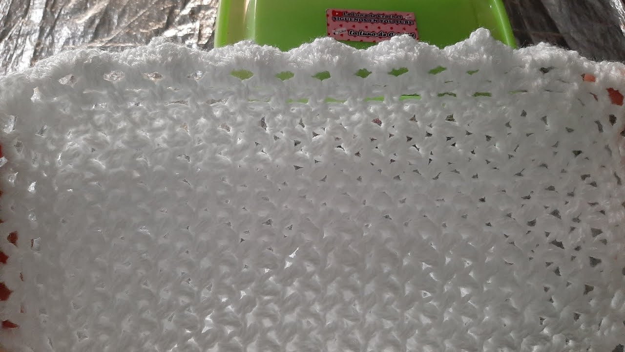 Mantita para bebe a crochet/ cobijita para bebe (muestra)