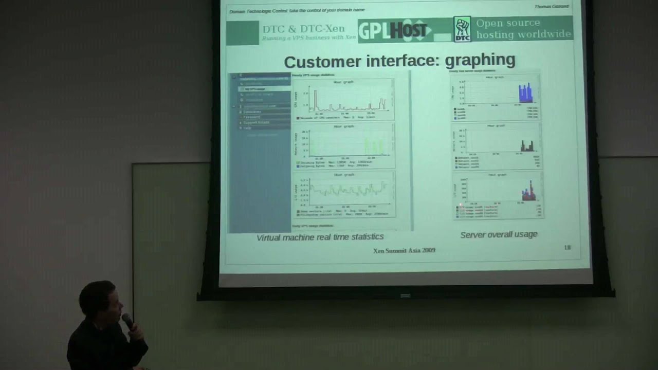 Xen Summit 2009 - Thomas Goirand & Cao Wei: Running a VPS Hosting Business with Xen 2/4