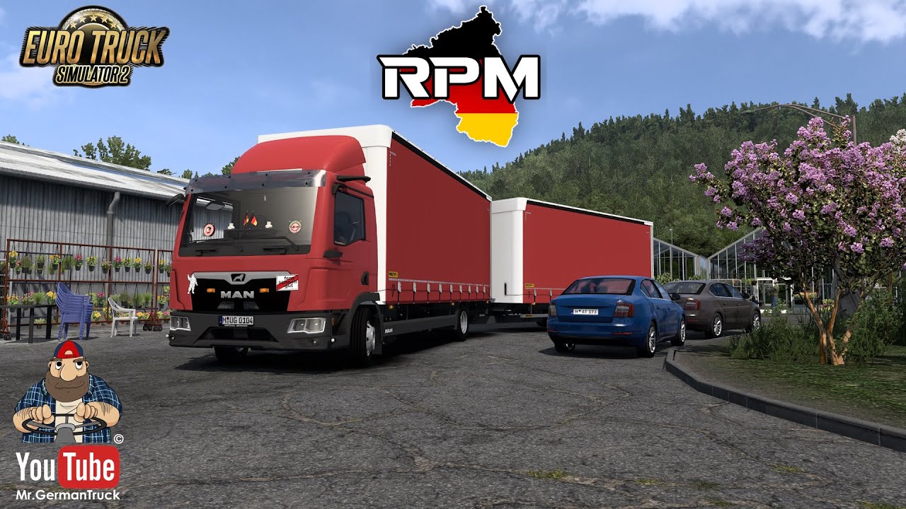 [ETS2 v1.53] RPM MAP v1:1 mit dem 12 Tonner Unterwegs