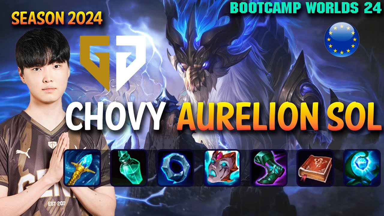 GEN Chovy AURELION SOL vs VIKTOR Mid - Patch 14.20 EUW Ranked WORLDS 2024 Bootcamp | lolrec