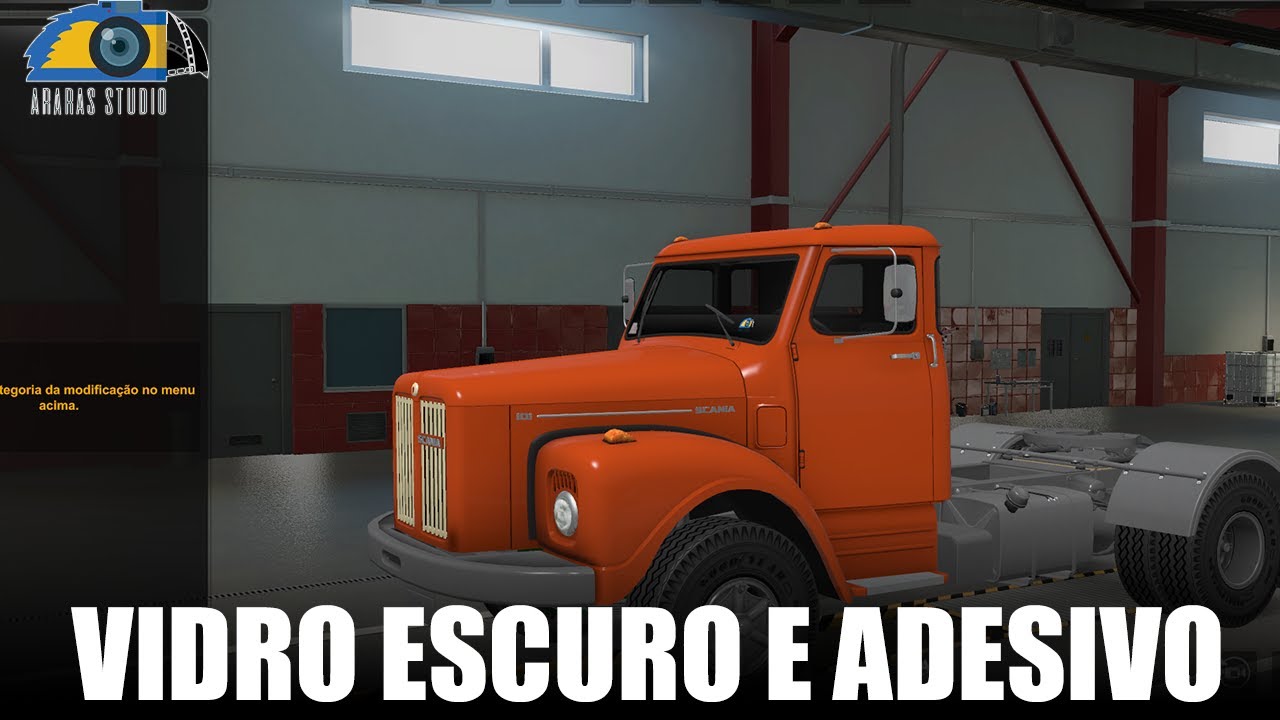 ESCURECENDO O VIDRO + INSERINDO ADESIVO NA SCANIA L SERIES - RCSHOP
