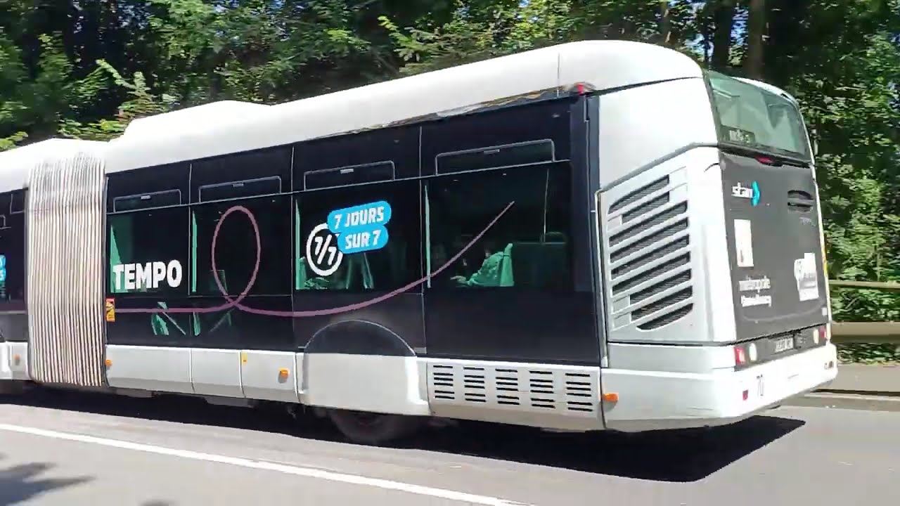JE SPOTTE LES BUS DE LA LIGNE TEMPO 2 DU RÉSEAU STAN À NANCY ET À LA MONTÉE DE PINCHARD !