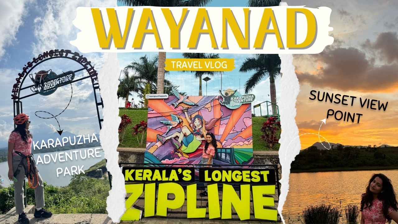 Must try in WAYANAD🌴: ZipLine and Stunning Sunset 🌅 Karapuzha Dam and Adventure park | Our Hometown🏡