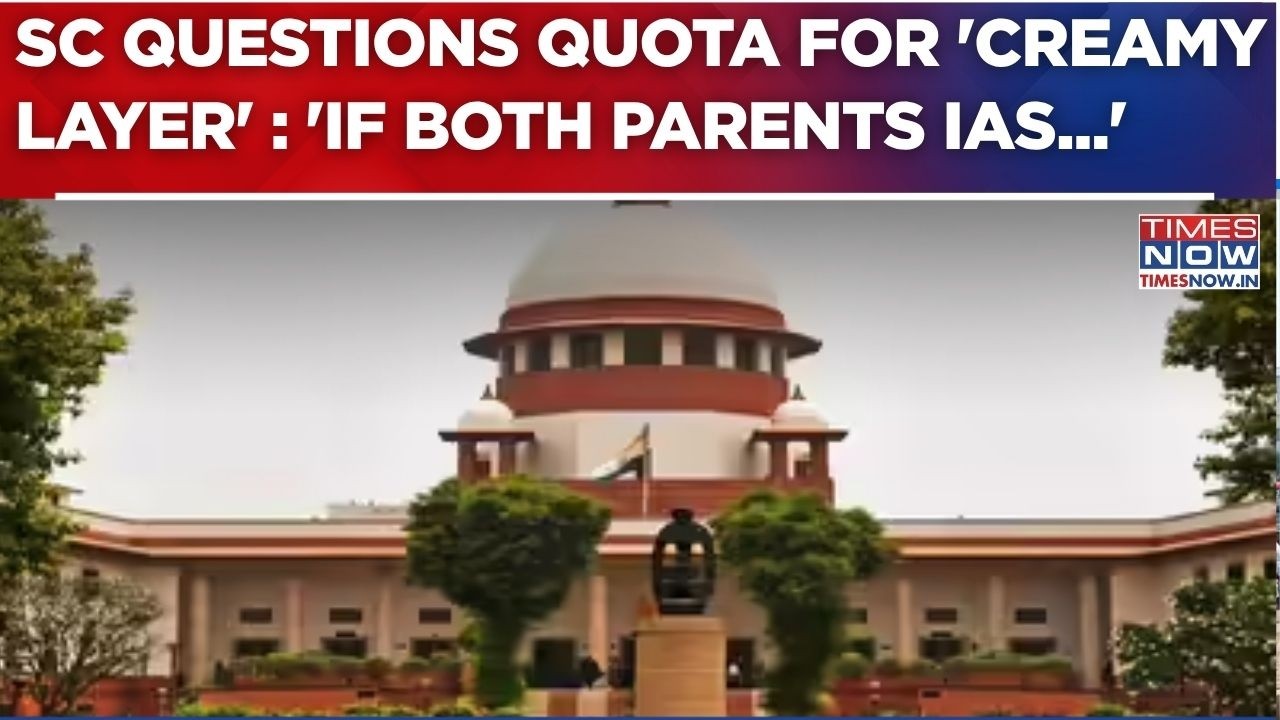 Creamy Layer Debate Reignites As Supreme Court Questions Continued Reservation Benefits | Top News