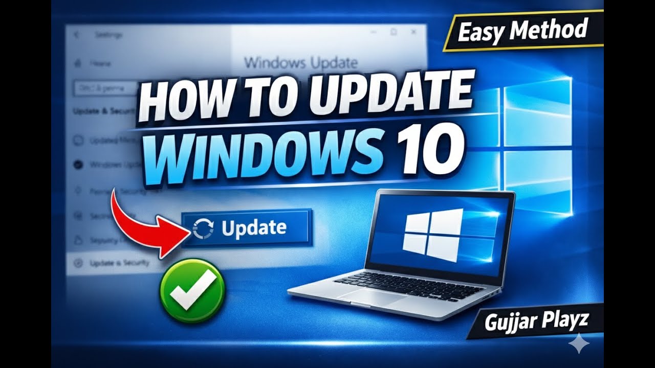 How to update Windows 10 on your laptop🆙️⬆️