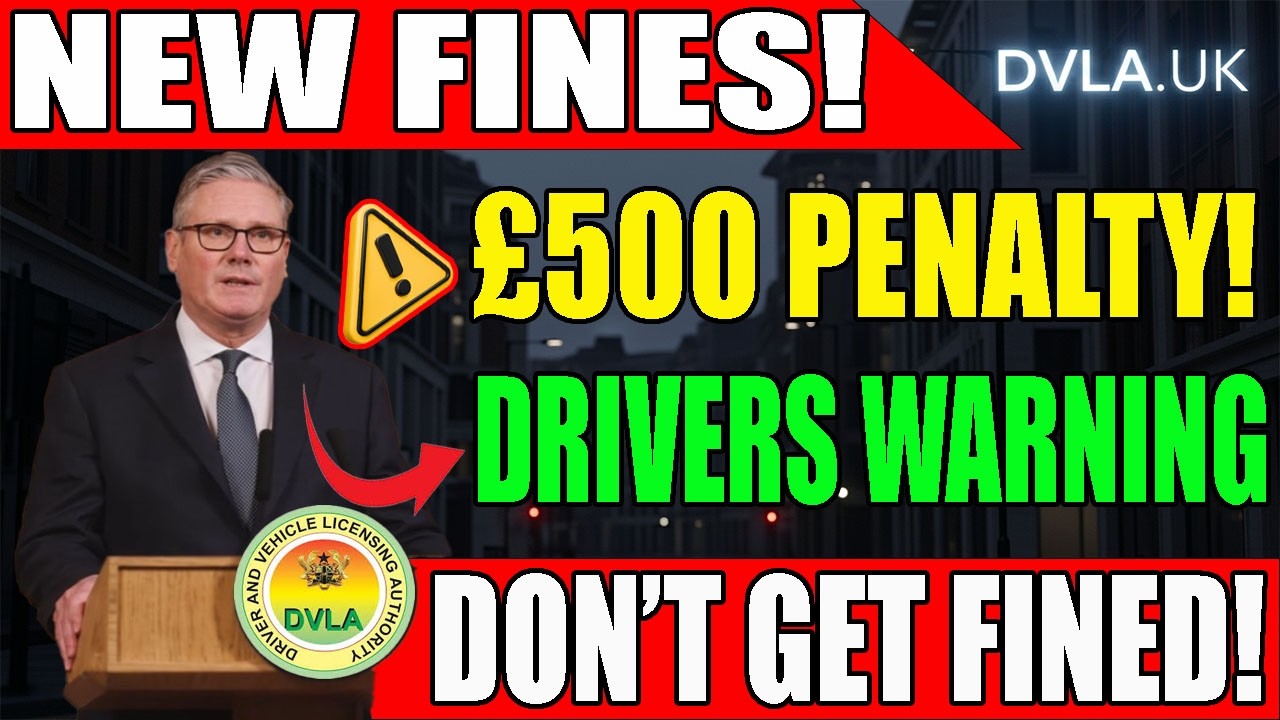 ⚠️ JUST ANNOUNCED UK Drivers Hit With New DVLA Fines  What You Must Know NOW