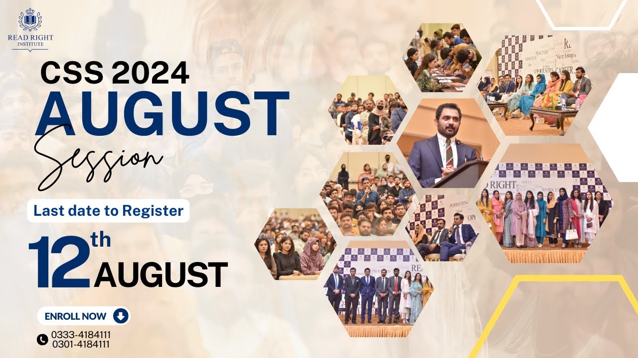 Admissions Open | August Session | CSS 2024 | Read Right Institute