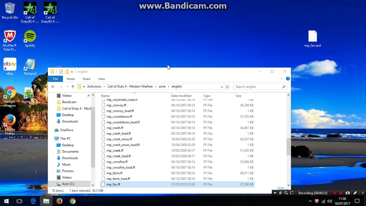 how to install custom maps on cod4 pc