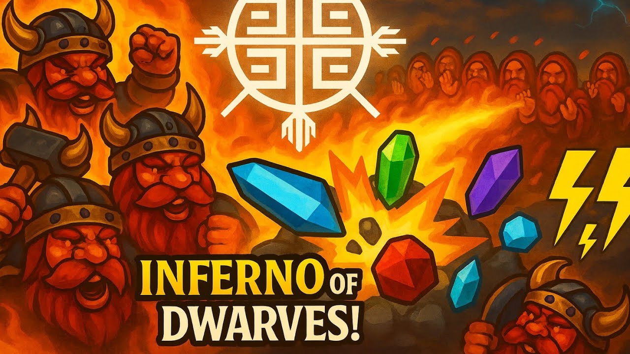 Vorbereitungen für den letzten Boss mit Infernobande / Dwarves: Glory, Death and Loot