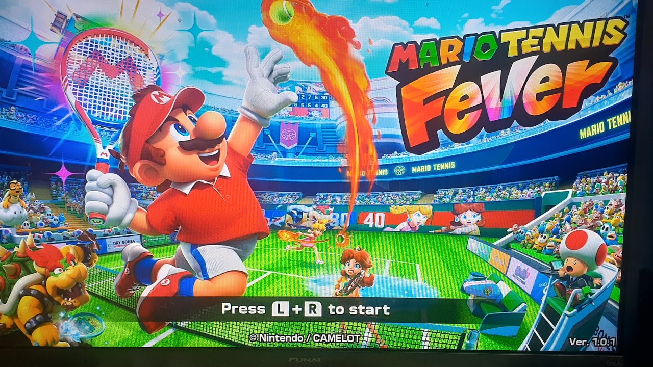 #マリオテニスフィーバー　ストーリーモードプレイ　Eランククリアまで