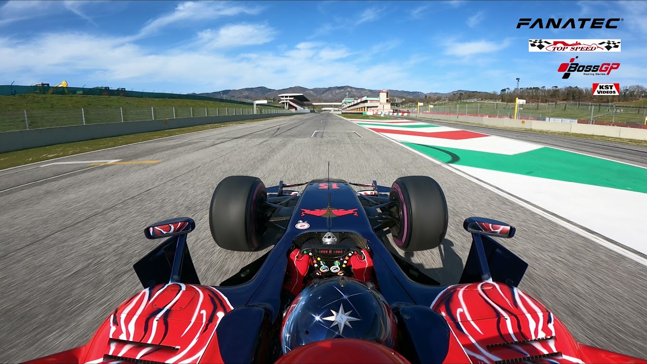 Boss GP. Toro Rosso STR3 from 2008. Vettel Car.