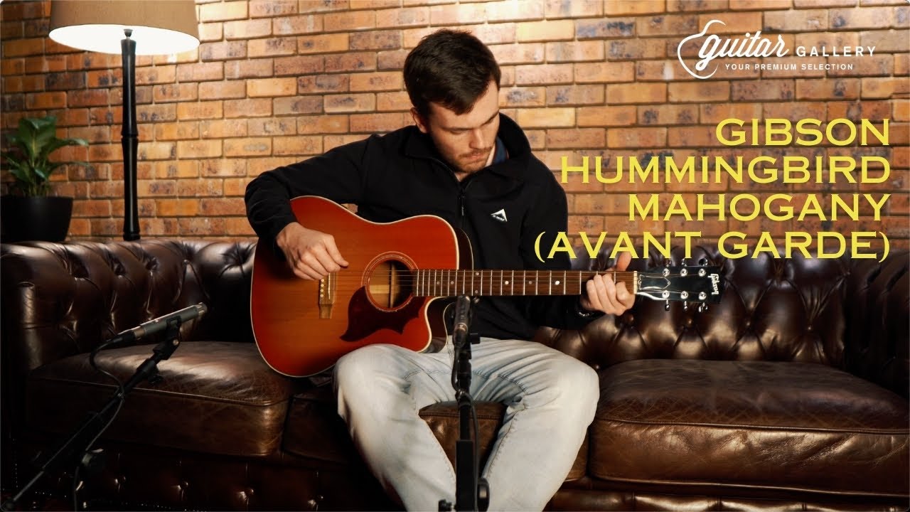 Gibson Hummingbird Mahogany M (Avant Garde AG) 2018 - 2019