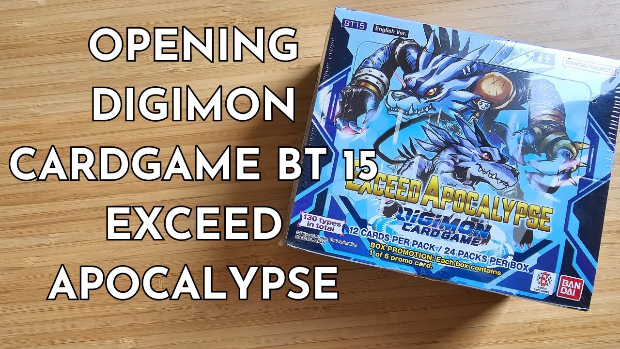 Je suis le seul en France à collectionner ? OUVERTURE DIGIMON CARD BATTLE BT 15 EXCEED APOCALYPSE