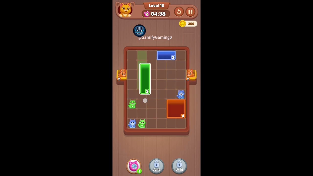 Catdom Color Hole Level 10. Game Walkthrough