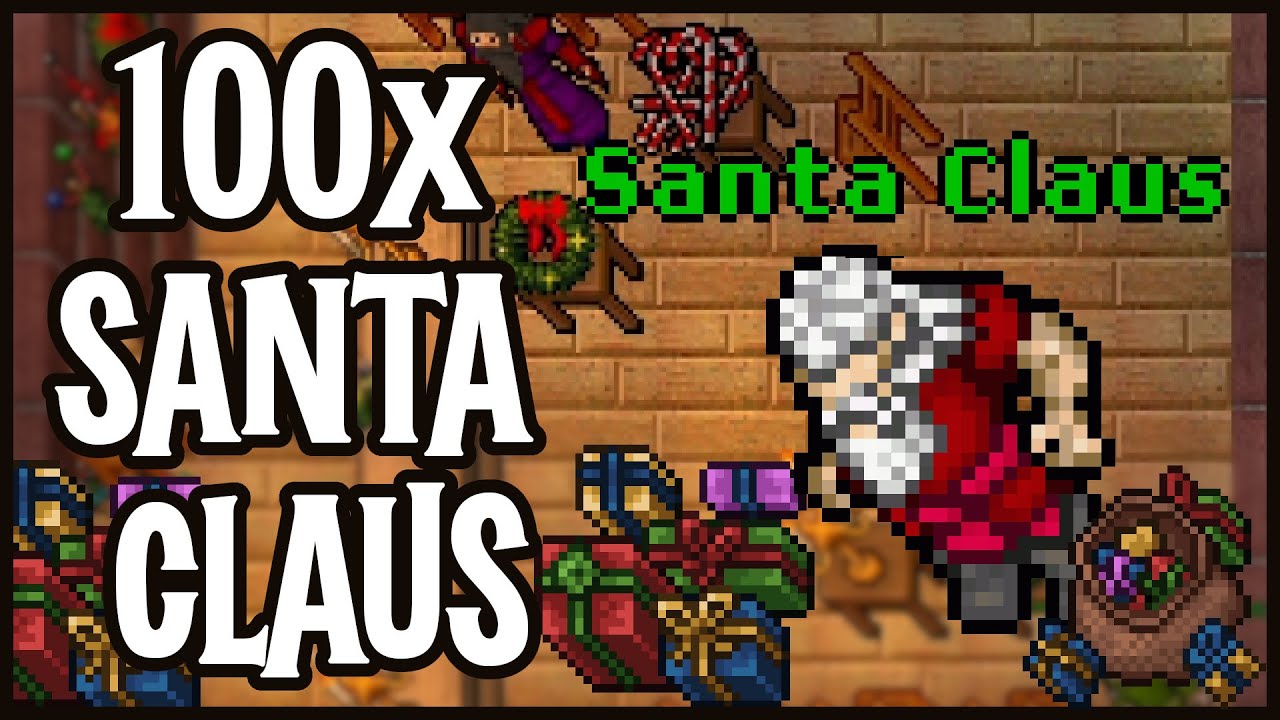 Świąteczny Opening Mikołaja | Tibia - 100x Santa Claus [2025]
