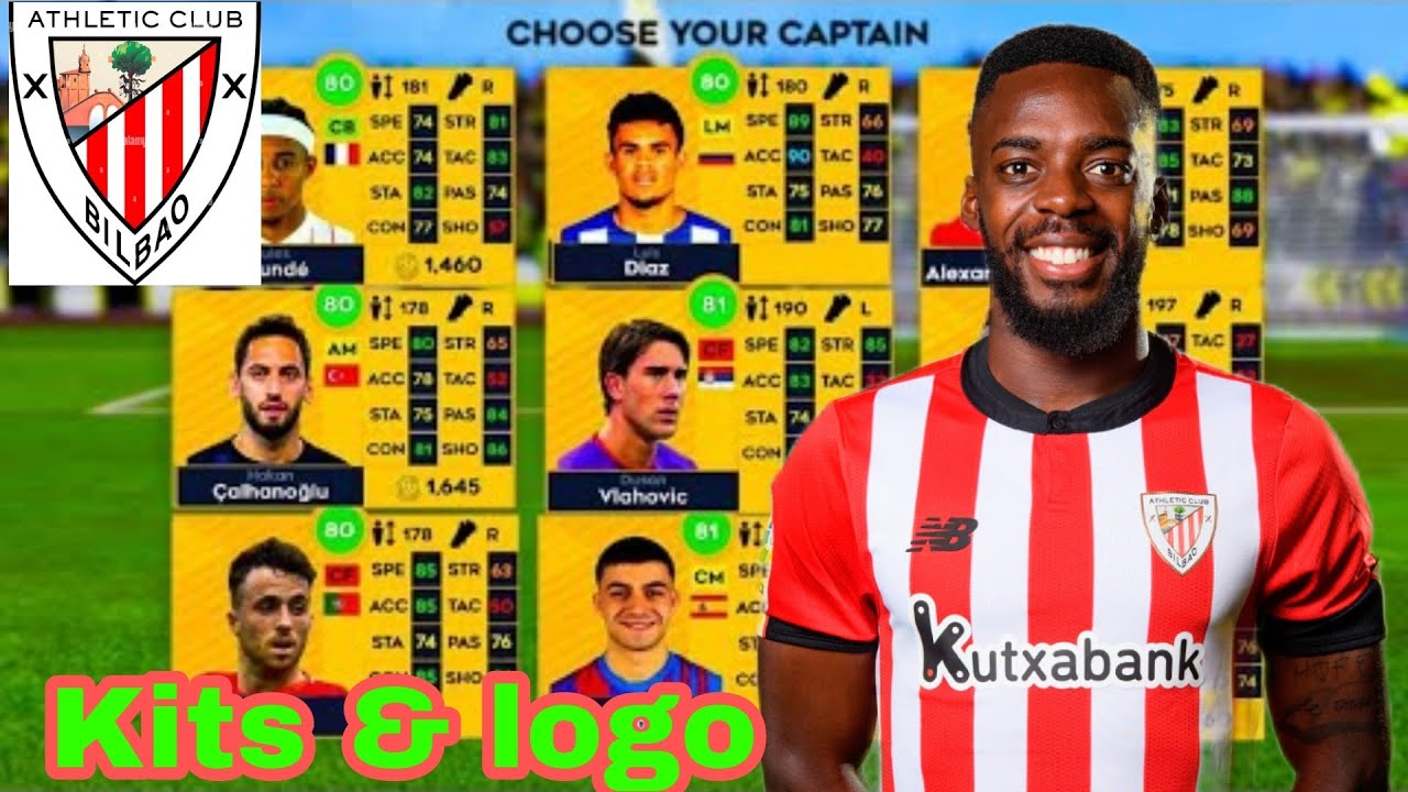 How to make Athletic Bilbao kit & logo 2023 - dream league soccer 2022