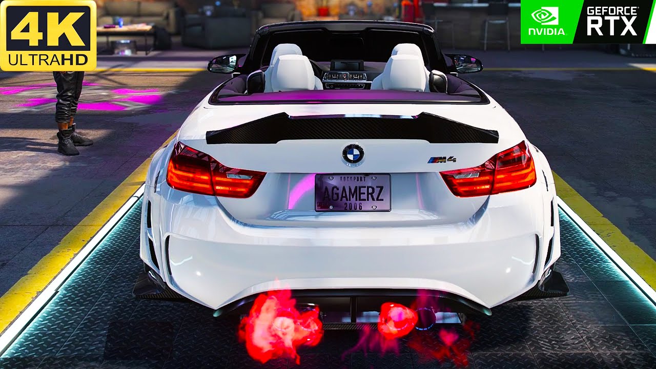 NFS HEAT | BMW M4 CONVERTIBLE 2017 CUSTOMIZATION AND GAMEPLAY | ULTRA GRAPHICS 4K 60FPS