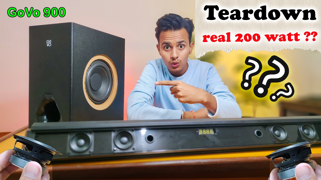 teardown of govo soundbar 900 best surround sound system home speaker system best home theater